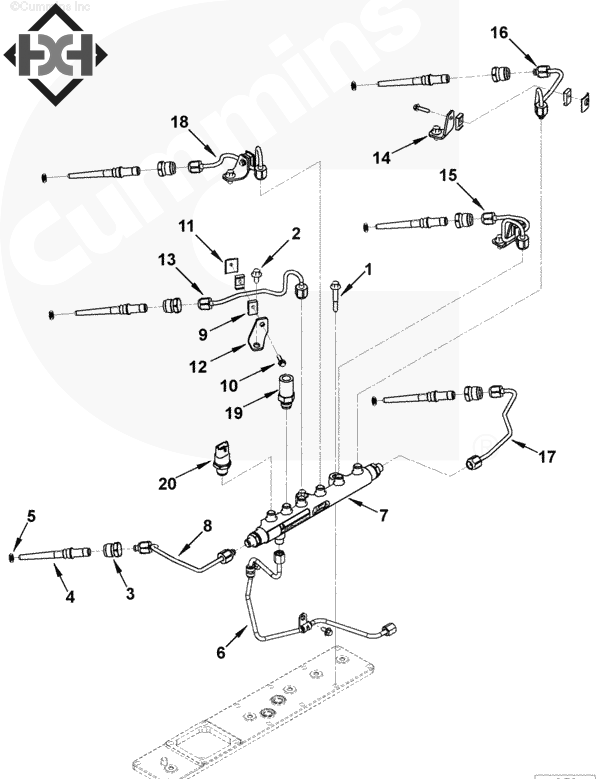 Cummins 4929618 diagram Bosch OE 1110010029 Cummins_4929618_diagram_Bosch_OE_1110010029