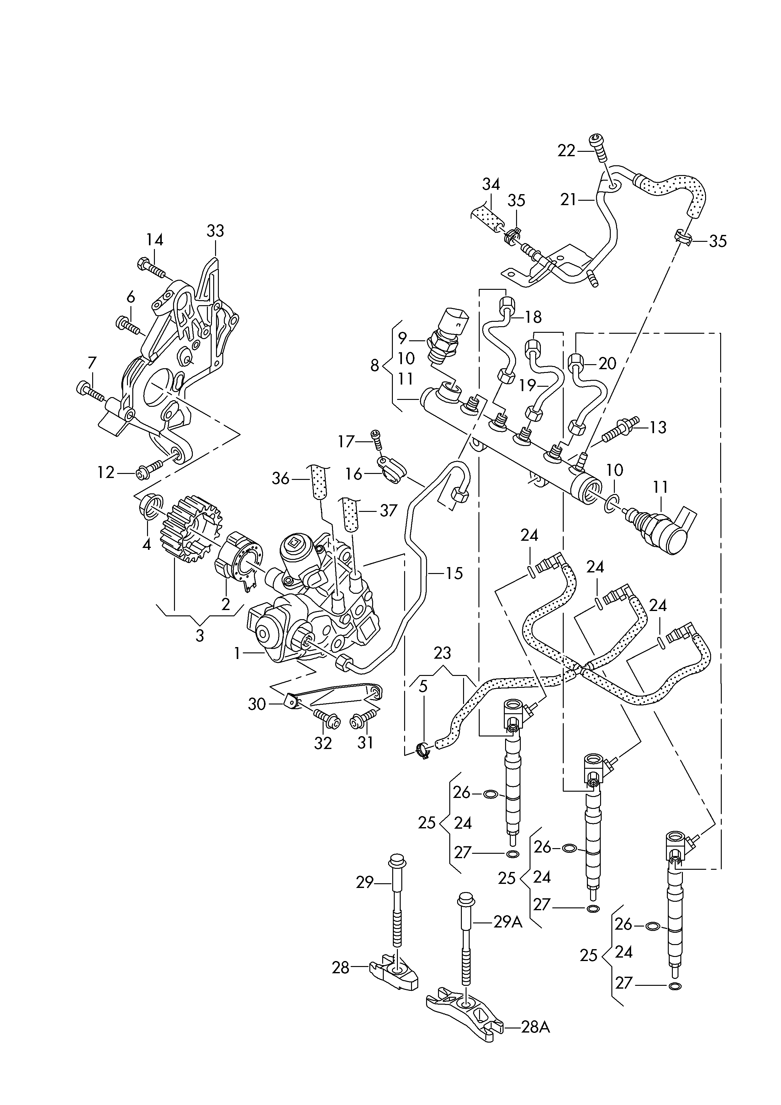VW_AG_1.4_TDi_Fuel_Supply_System_04B_130_755_E/F/G_28395883_AUDI_A1_VOLKSWAGEN_POLO_6C