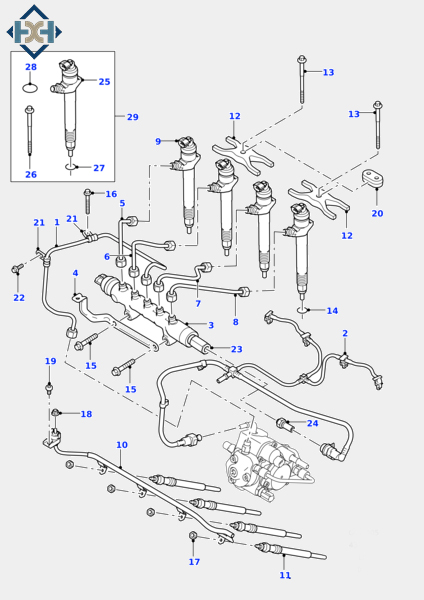 LR006866-Pressure_Limiter_Valve-Exploded_View-COMMON_RAIL_ASSY_LR006865-FUEL_SYSTEM